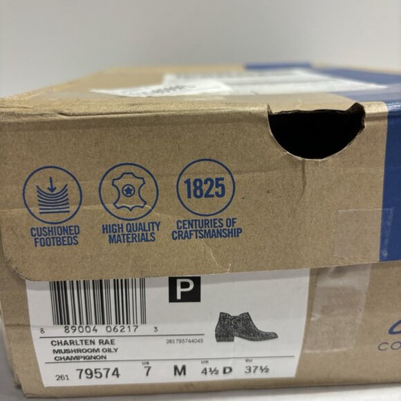 Clark’s Women’s Charlten Rae Brown Ankle Booties, Size 7 M - Picture 6 of 6